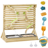 Transform your outdoor space into a mini beach, thanks to Little Helpers water-wall sand and water play set.&nbsp;