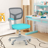 Children’s study chair with mesh back and lumbar support
