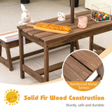 Brown| Kids Picnic Table