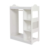 white wooden toddler wardrobe rail uk
