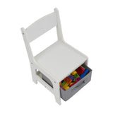 kids activity furniture with storage drawers