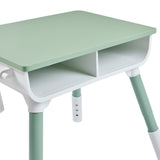 Adjustable kids table and chair for drawing and homework