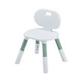 Children’s chair showing three adjustable height settings