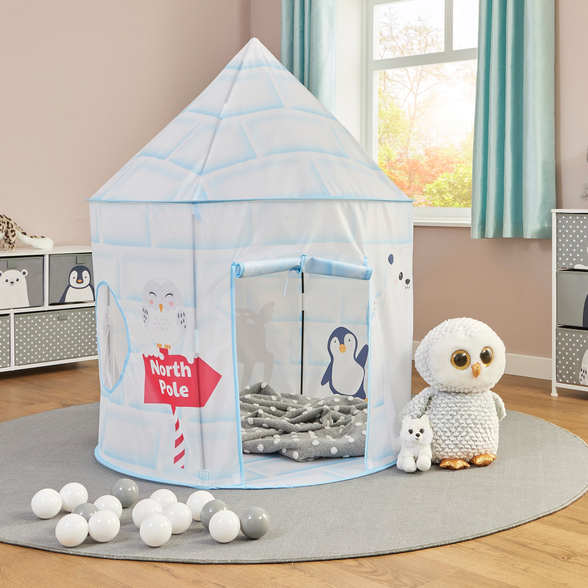 pop up igloo tent Austism-Friendly Kids Arctic Animals Pop-up Play Tent | Bag