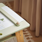 Includes paper roll and bar to hold the paper down when your tots are practising their masterpieces!