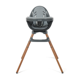 5-in-1 Grow-with-me Baby High Chair | 5-Point Harness | Booster Seat | Low Chair | Graphite Grey | 6m - 5 Yrs