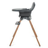 5-in-1 Grow-with-me High Chair | 5-Point Harness | Booster Seat | Low Chair | Graphite Grey | 6m - 5 Years