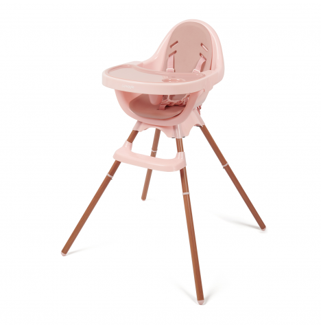 5 in 1 Grow with me Baby High Chair 5 Point Harness Booster Seat Low Chair Rose 6m 5 Years