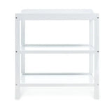 Pebbles 2 Tier Open Baby Changing Unit for Baby's Nursery | Warm Grey