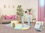 Kombinujte a kombinujte s ostatnými predmetmi z radu Little Helpers soft play v pastelových farbách