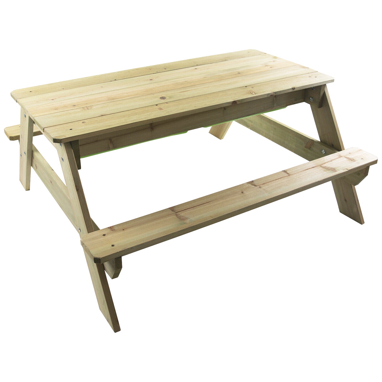 High Quality 4 in 1 Picnic Bench Water Sandpit Mud Kitchen Lid www.littlehelper
