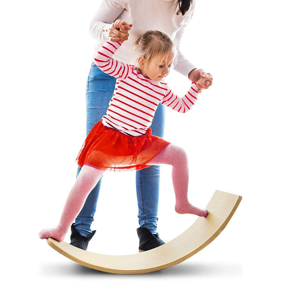 Pikler Eco Conscious Wooden Balance Board | Toddler Wobble Board | 3 Years+