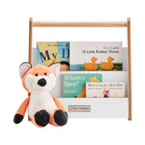 Librería portátil Little Helper Montessori | Librería para niños | Estantería para niños | Estantería infantil en blanco.