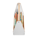 Little Helper Montessori Portable BookCase | Childrens Bookcase | Kids Bookshelf  in White