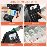 Wooden Pretend Play Grocery Store | Shopping Trolley & Cash Register | 3 Years+