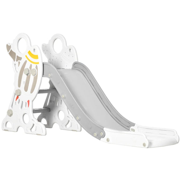 Baby and Toddler's First Slide | High Safety Rail | Indoor & Outdoor | Grey | 18m+