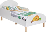 سرير أطفال سفاري جنغل مع واقيات جانبية | سرير طفل صغير | من 18م إلى 5 سنوات