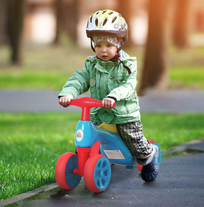 triciclo de 3 ruedas para niños 2 en 1 con sonido | Bicicleta de equilibrio | Almacenamiento | 18-36 meses