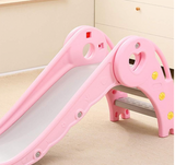 My First Folding Slide | Hard Plastic Material | Extra Wide Safety Base | Pink or Green | 12m+
