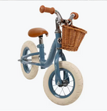 Metal Vintage 10" Wheels Balance Bike with Basket