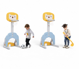 Children’s basketball stand with five adjustable height settings