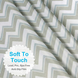 Large Floor Mat | Baby High Chair & Potty Training Splash Mat | 1.35 x 1.35m | Grey and White