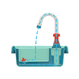 FSC Montessori Eco Wood Kids Mud Kitchen | Wooden Toy Kitchen | Working Tap & Sink | 3 Years+