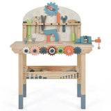 Montessori Eco Pine Wood Tool Bench | Childs Work Bench with Tools | Realistic | 3 Years+