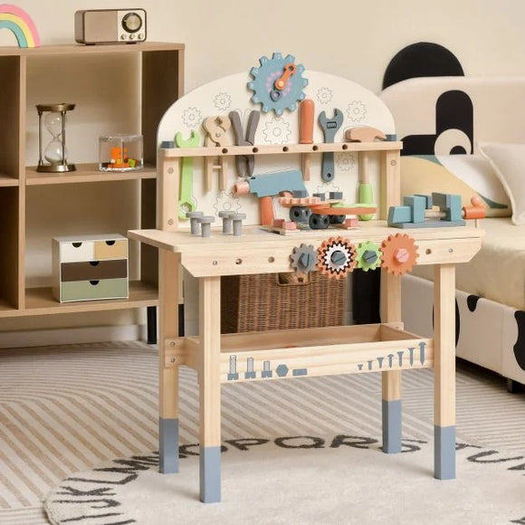 Childs Tool Bench | Childs Work Bench with Tools | Childrens Eco Wooden Tool Bench
