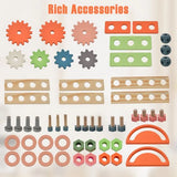 Childs Tool Bench | Childs Work Bench with Tools | Childrens Eco Wooden Tool Bench with 50 accessories