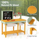Wooden Kids’ Tool Bench with Blackboard, Toy Tools & Storage | Ages 3–8