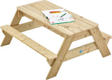 Deluxe 3-in-1 FSC Eco Sand & Water Picnic Bench | Sandpit | Activity Table | 2 years and up