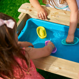 Deluxe 3-in-1 FSC Wood Sand & Water Picnic Bench | Sandpit | Activity Table | 2 years+