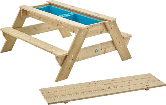 Deluxe 3-in-1 FSC Eco Sand & Water Picnic Bench | Sandpit | Activity Table | 2 years+