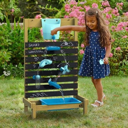 Autism Friendly Sensory Montessori Eco FSC Natural Wood Waterwall Water Play 3 Years