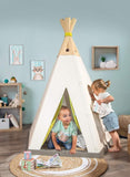 Recycelbares, starkes und robustes Montessori-Tipi für Kinder | UV-beständiges Spielhaus für den Außenbereich | 1,82 m hoch