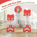 Toddler basketball hoop with built-in football goal and golf game