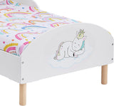 Lit enfant Licorne avec protections latérales | Lit d'enfant | 18 mois - 5 ans