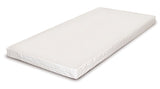Eco New Zealand Pine PEBBLES 2-in-1 Height Adjustable Cot Bed  | Underbed Storage | Junior Bed | Warm Grey Aloe Vera mattress