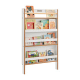 Librería montada en la pared Little Helper Montessori | Librería para niños | Estantería infantil en blanco