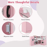 Large Deluxe Space Saving Corner Toy Kitchen  packed with thoughtful features including accessories, washing machine and ice maker