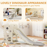 Cream and grey kids slide for playroom
