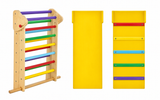3-in-1 Children's Eco Wood Climbing Frame | Montessori Pikler Triangle, Slide & Climber