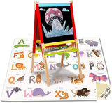 Floor Mat | Baby High Chair & Potty Training Splash Mat | Alphabet Friends