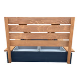 Grow With Me Wooden Sandpit with Play Wall | Sand & Water Wall