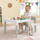 Kids plastic table and chair set for toddlers