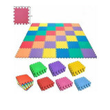 Interlocking Montessori Thick Foam Play Floor Mats | Jigsaw Mats for Baby Playpens and Playrooms | Multicoloured
