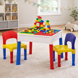 Kids sand and water play table with 2 chairs