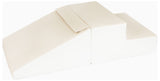 Small Soft Play Equipment | 2 Piece Montessori Climb & Slide Foam Play Set | Beige & White | 6m+
