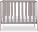 100% Eco New Zealand Pine Grow-with-baby Height Adjustable Space Saving Cot | Warm Grey | Birth - 18m
